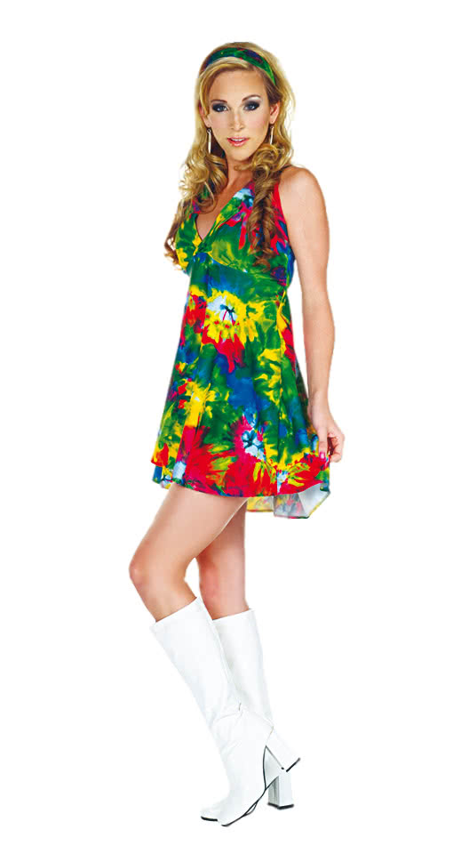 Batik Hippie Minikleid