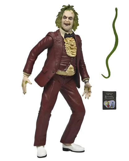 Beetlejuice 1988 Red Tuxedo Action Figur 18cm