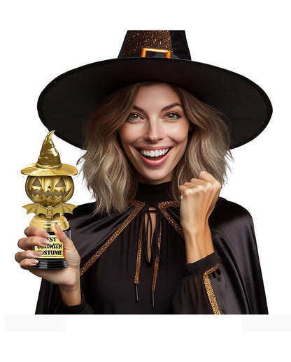 Best Halloween Costume Trophy Pumpkin King 22cm