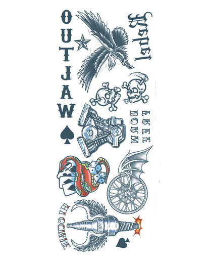 Biker & Motorrad Gang Klebetattoo