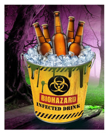 Biohazard Metal Bucket