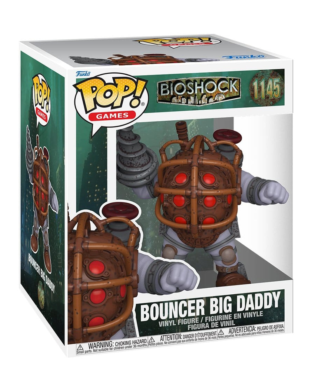 BioShock Bouncer Big Daddy Super Sized Funko POP! Figur 15cm