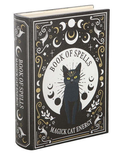 „Black Cat Magick“ Zauberbuch Aufbewahrungsbox 21cm