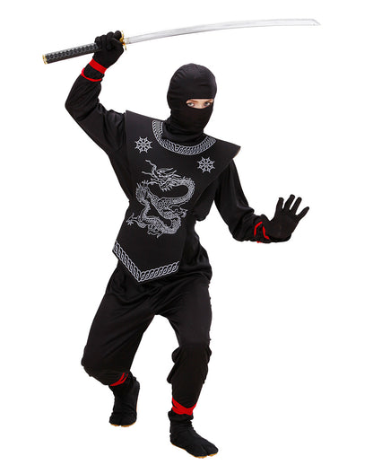 Black Dragon Ninja Kinderkostüm