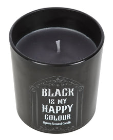 "Black is My Happy Colour" Gothic Duftkerze