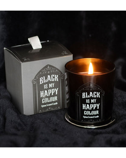 "Black is My Happy Colour" Gothic Duftkerze
