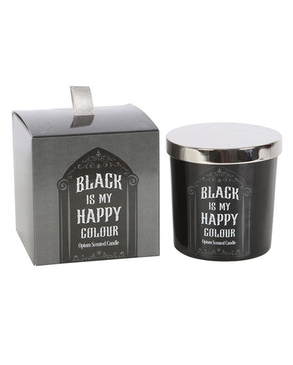 "Black is My Happy Colour" Gothic Duftkerze