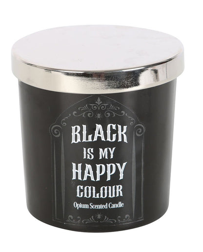 "Black is My Happy Colour" Gothic Duftkerze