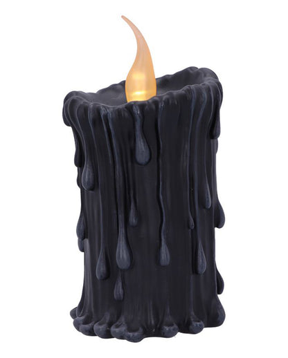 Schwarze Magie LED Kerze 19cm