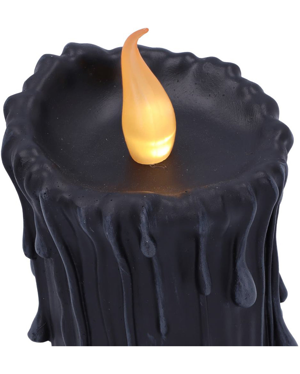 Schwarze Magie LED Kerze 19cm