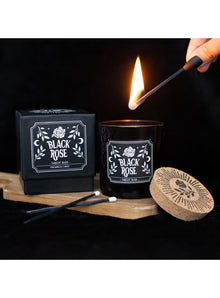 Black Rose Gothic-Duftkerze