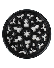 Black Victor Gothic Window 19cm Ø