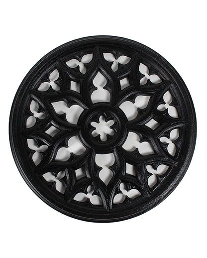 Black Victor Gothic Window 19cm Ø