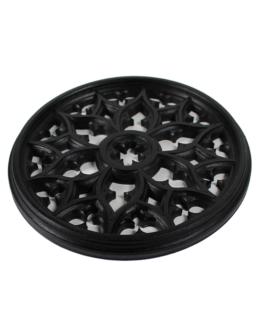 Black Victor Gothic Window 19cm Ø
