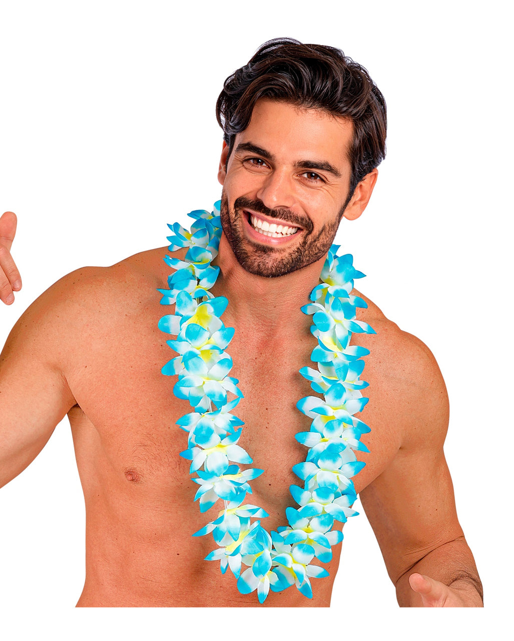 Blaue Blüten Hawaiikette