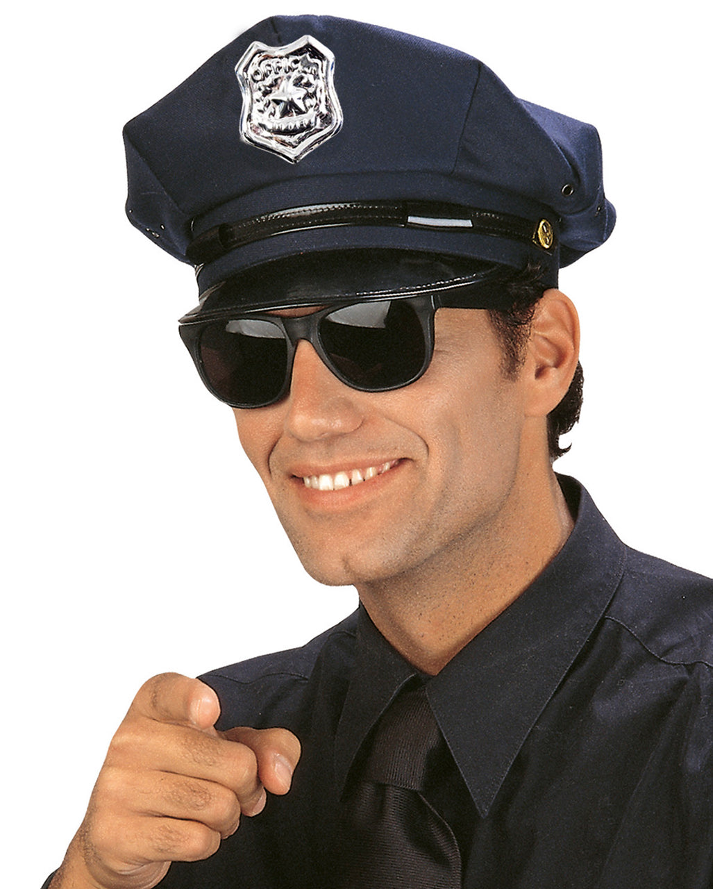 Blue Police Cap