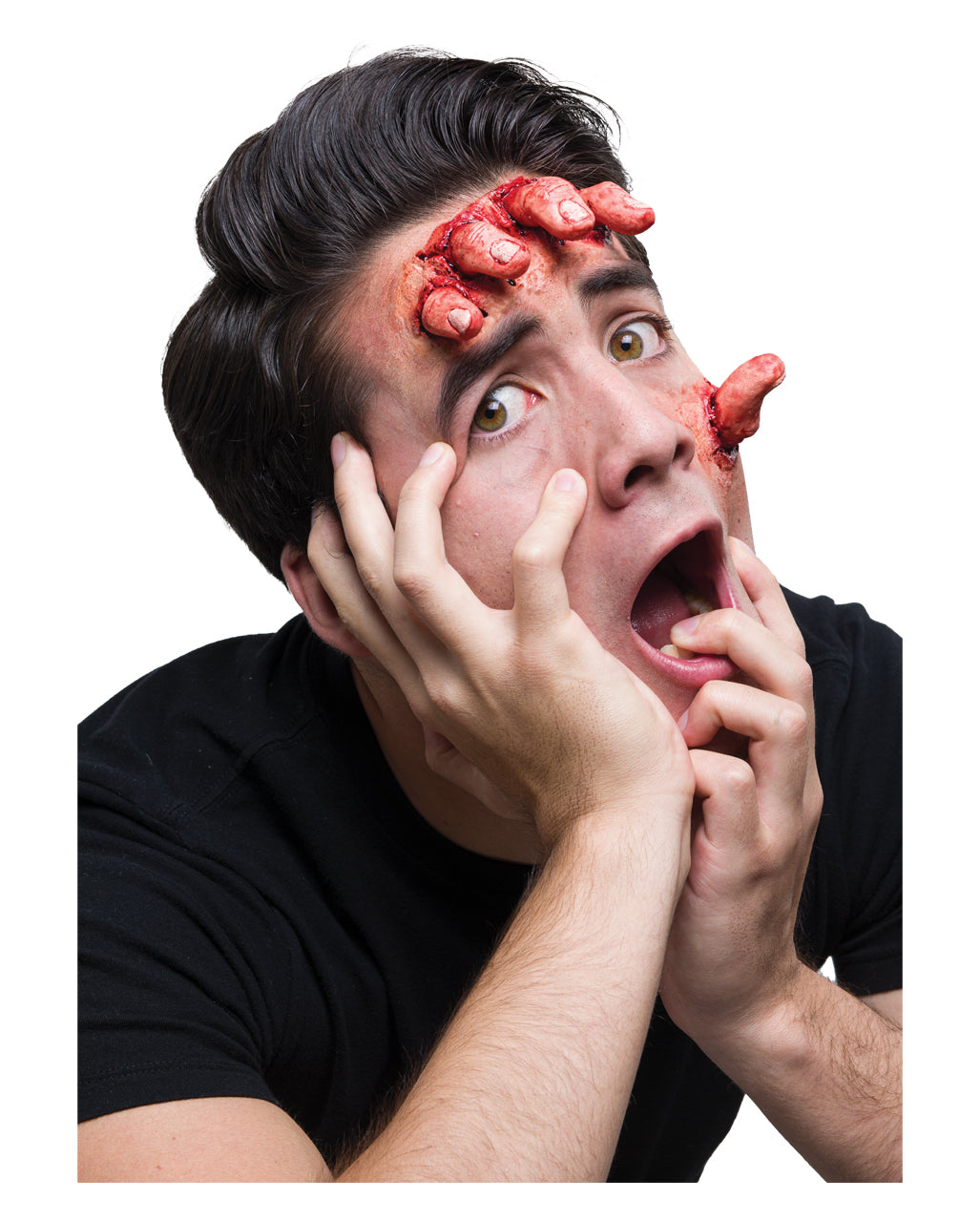 Bloody Fingers: Face Attack Latex Application