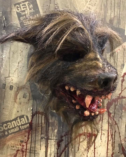 Blutige Nightslasher Werwolf Maske