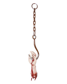 Abgehackte Zombie Hand am Haken