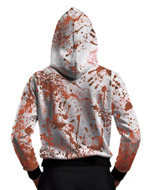 Hoodie mit Blutspritzer und Maske