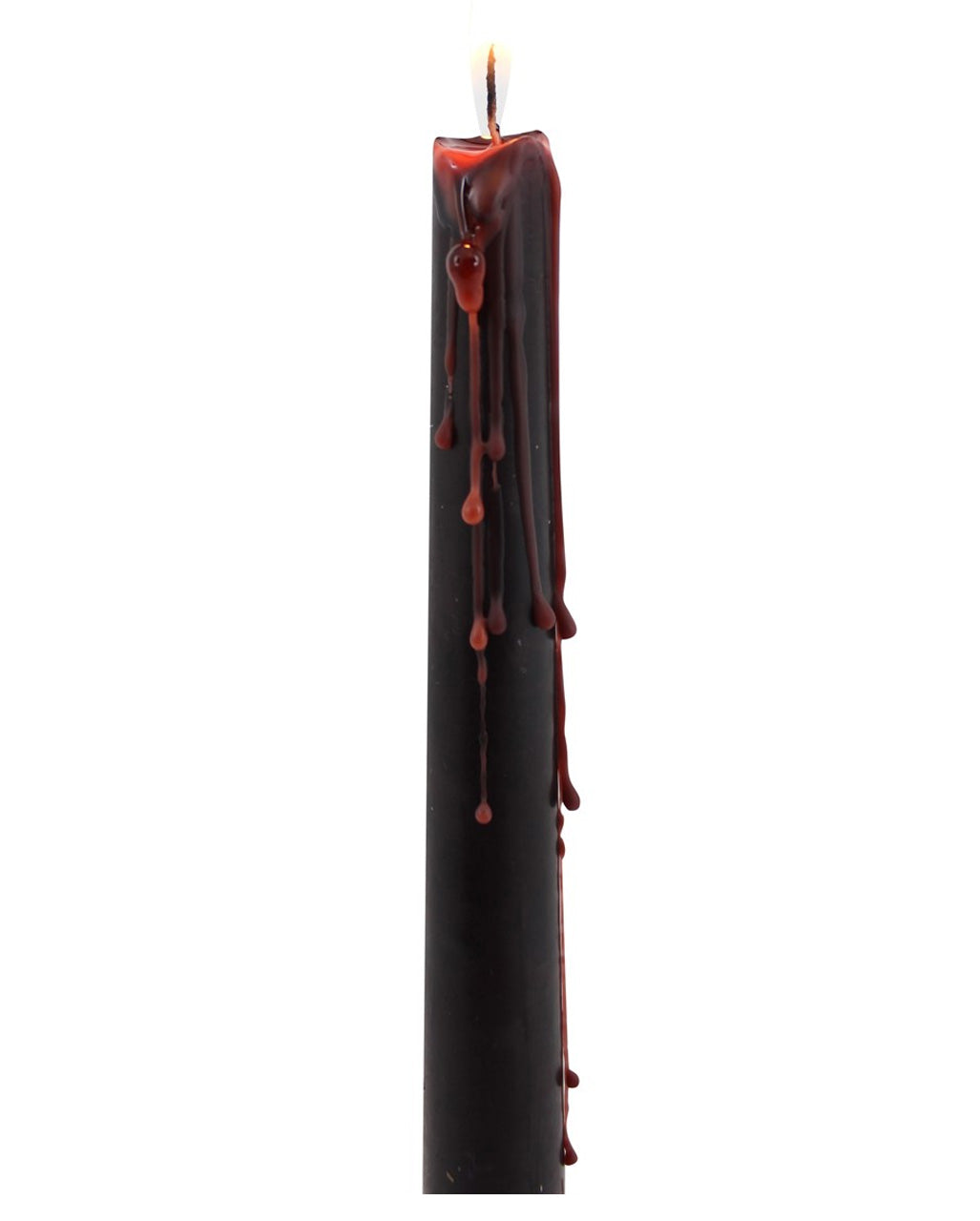 Blutende Schwarze Vampir Spitzkerzen 4 St.