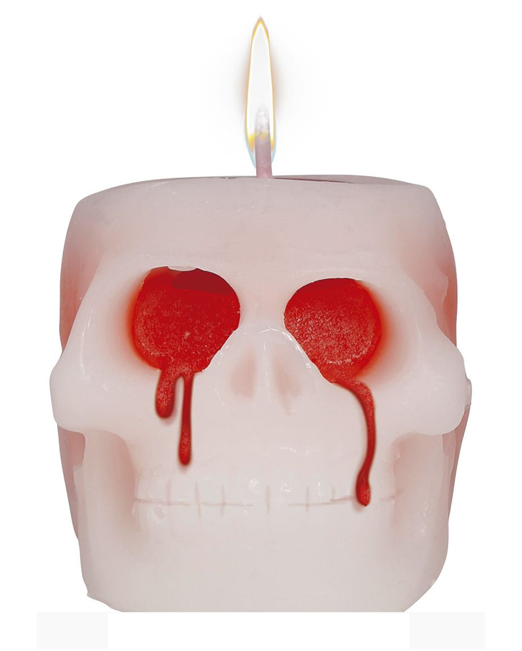 Bleeding Skull Candle 6 Cm