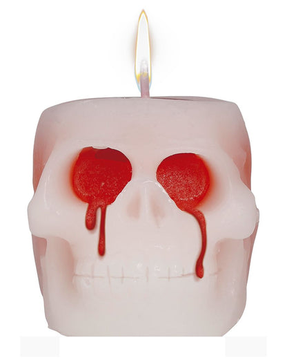 Bleeding Skull Candle 6 Cm