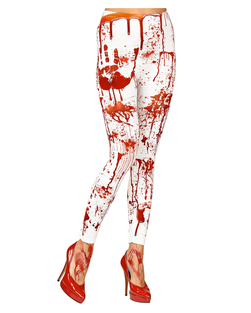 Leggins mit Blut-Spritzern