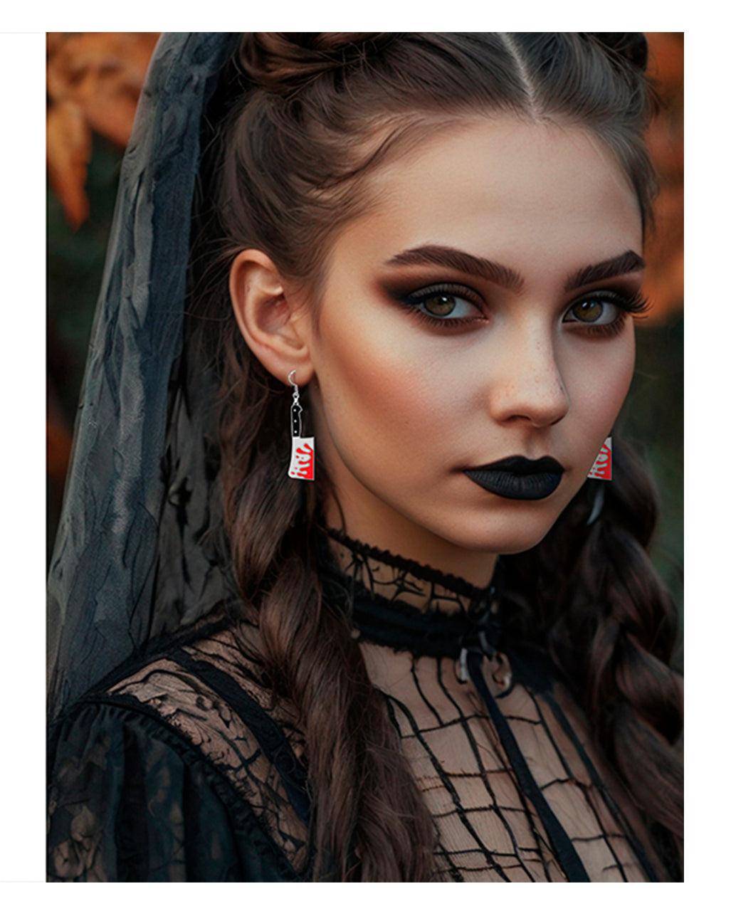 Bloody Butcher Knife Earrings