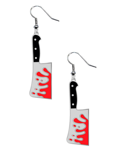 Bloody Butcher Knife Earrings