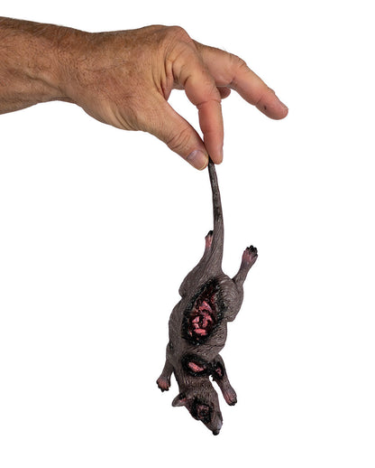 Road Kill Ratte Metzgerteller Deko