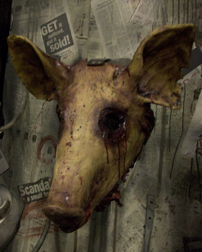 Blutige Schweineschädel Maske Splatter Hog