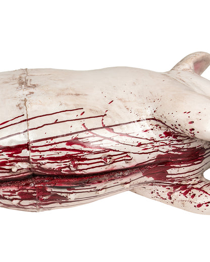 Bloody, Slashed Pig Carcass 105cm