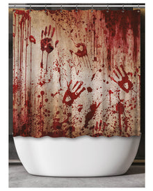 Bloody Shower Curtain
