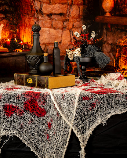 Blutiger Halloween Fetzenstoff 300x75cm