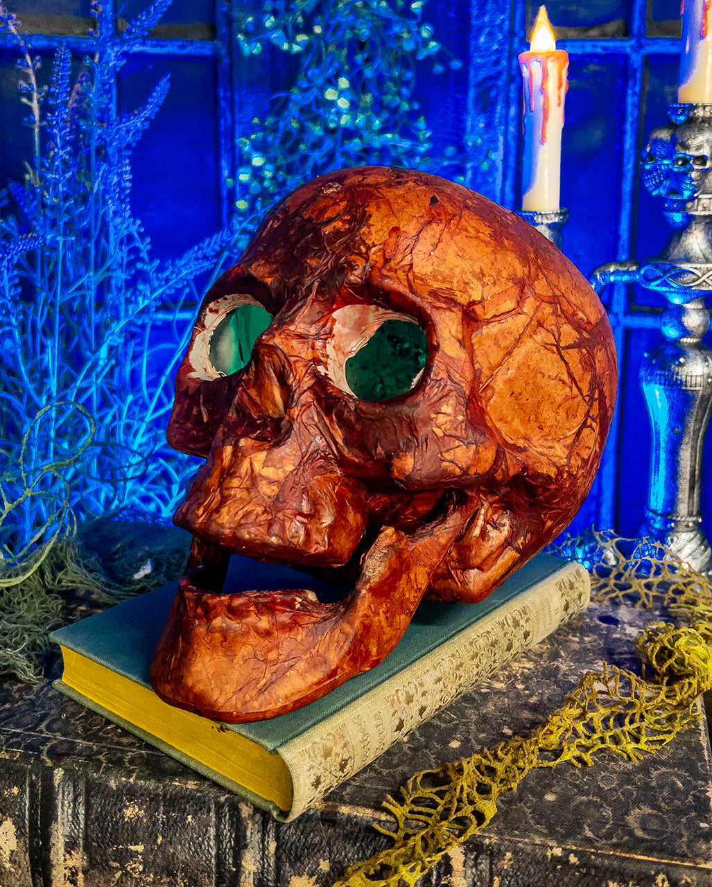 Bloody Red Skull With LED