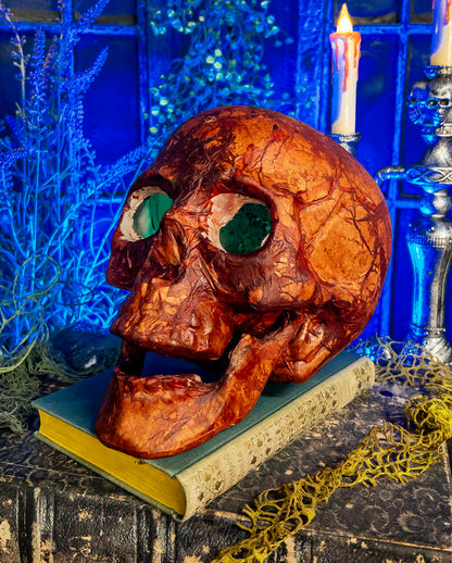 Bloody Red Skull With LED