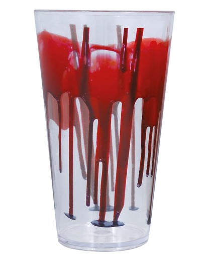 Bicchiere Halloween Insanguinato 15 Cm