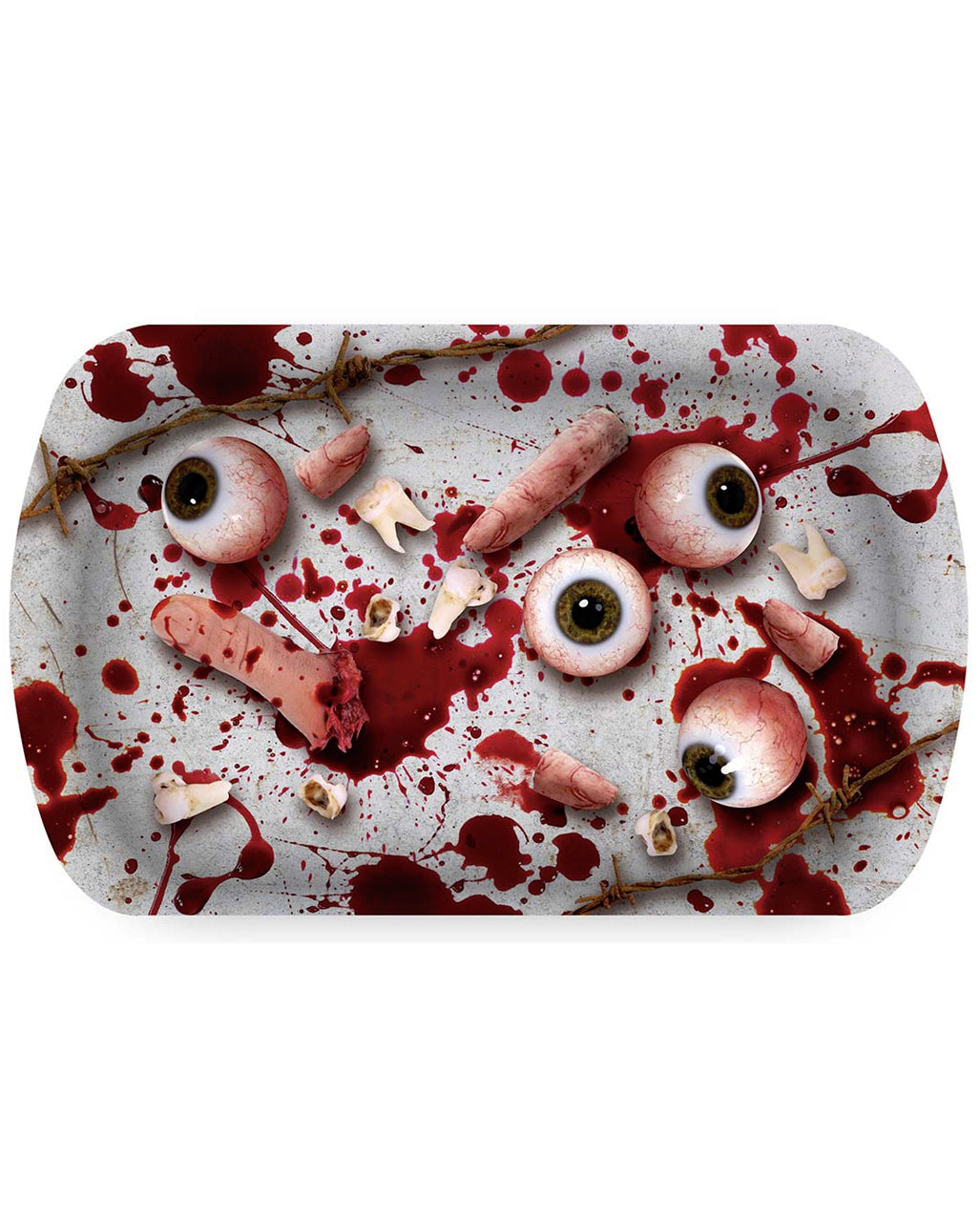 Blutiges Halloween Party Tablett