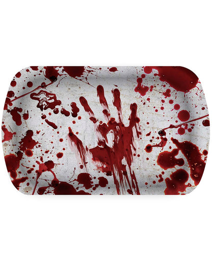 Blutiges Halloween Party Tablett