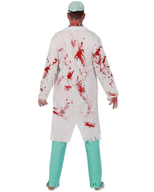 Blutbesudeltes Zombie Chirurg Herrenkostüm