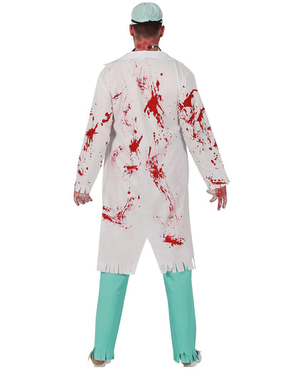 Blutbesudeltes Zombie Chirurg Herrenkostüm