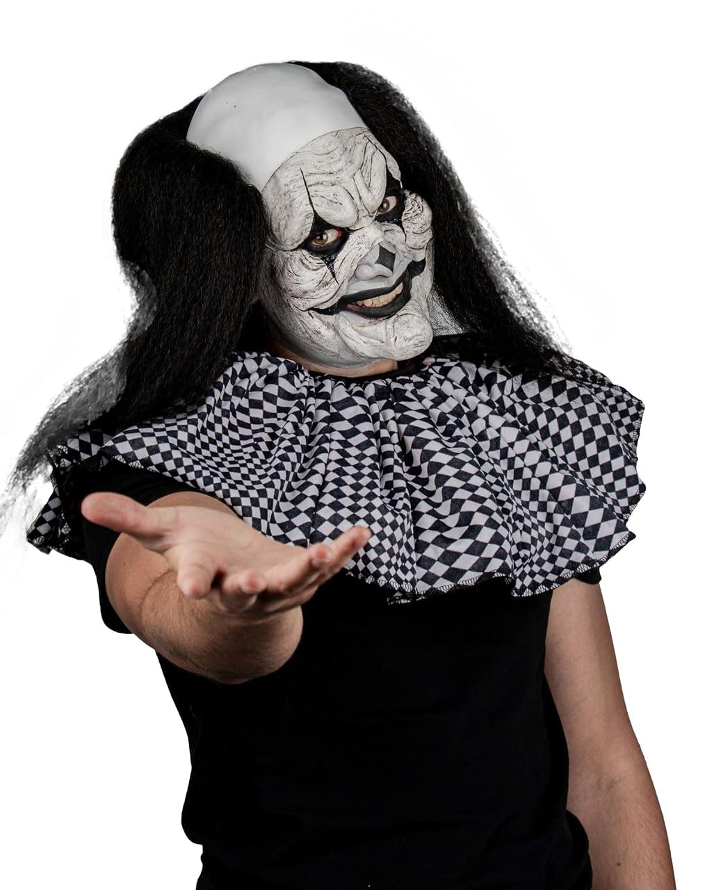 Dark Evil Clown Latex Appliances 2-Piece Set