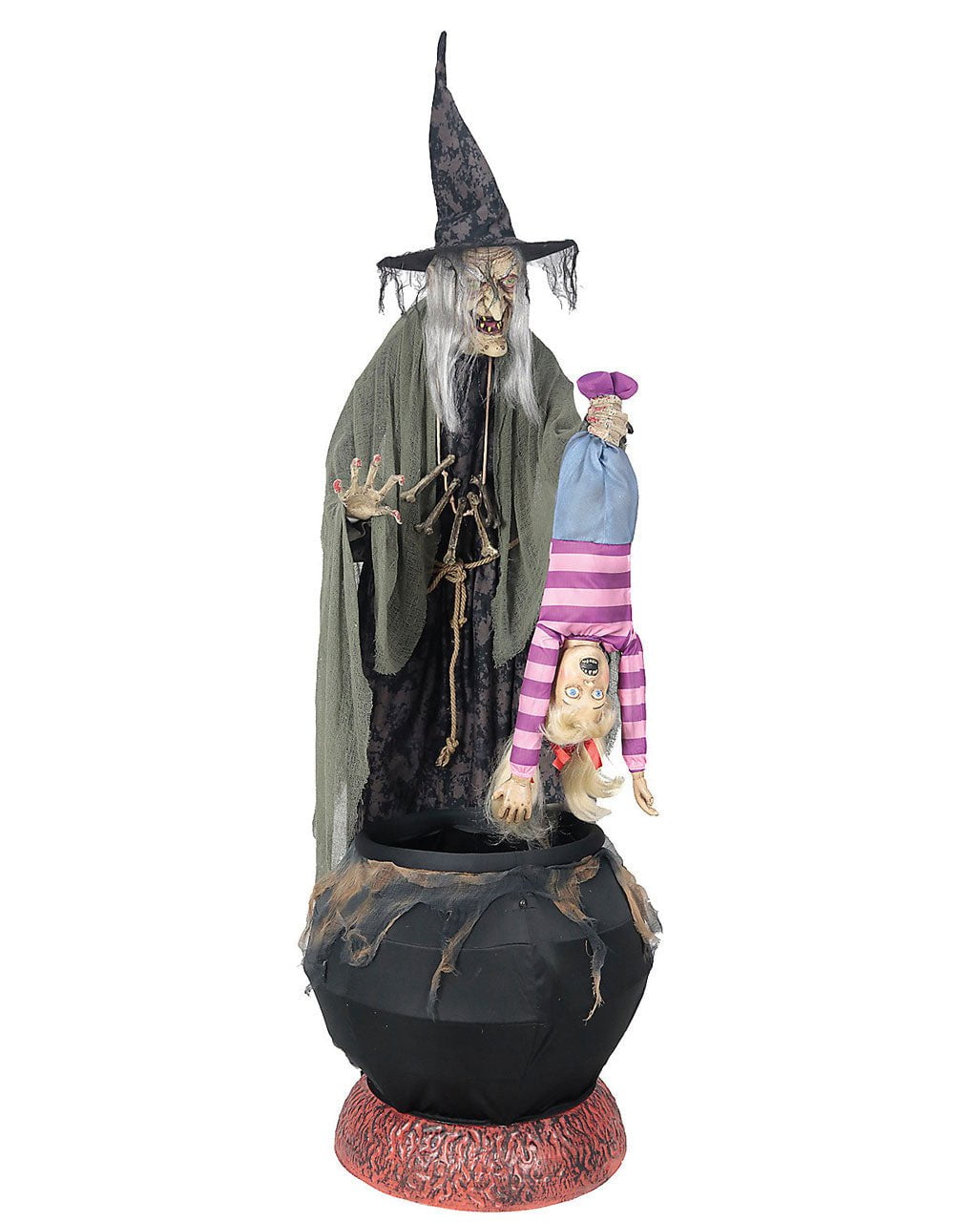 Bruja Malvada Animatronic Con Niño Gritón