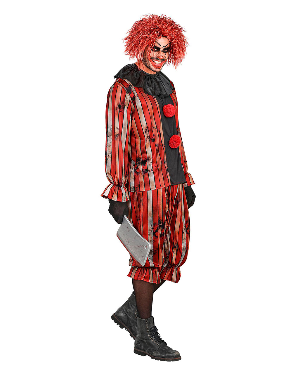 Böser Clown Rudy Herren Kostüm