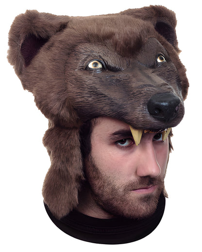 Casque Ours Brun