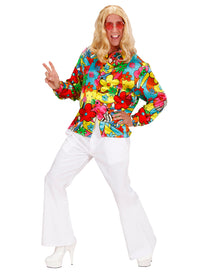 Buntes Flower Power Hemd