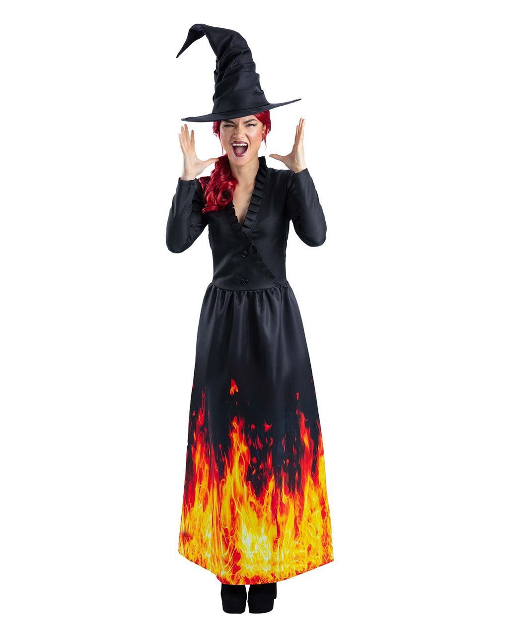 Burning Witch Damen Kostüm