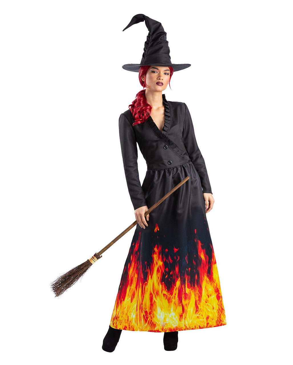 Burning Witch Damen Kostüm