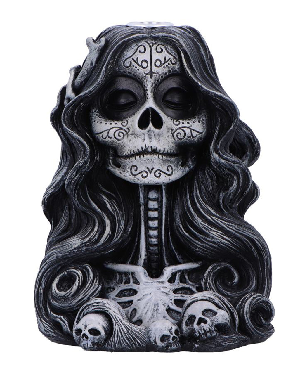 Calavera's Opfergabe Backflow Räucherkegelhalter 16cm